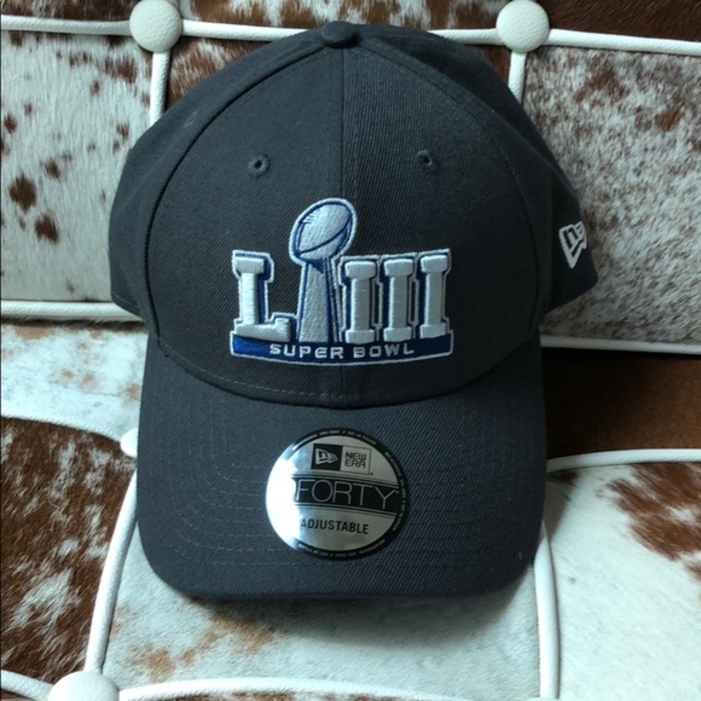 Atlanta superbowl nfl new era Aramark hat nwt grey